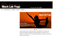 Desktop Screenshot of blacklabyoga.com