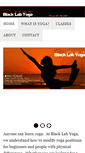 Mobile Screenshot of blacklabyoga.com